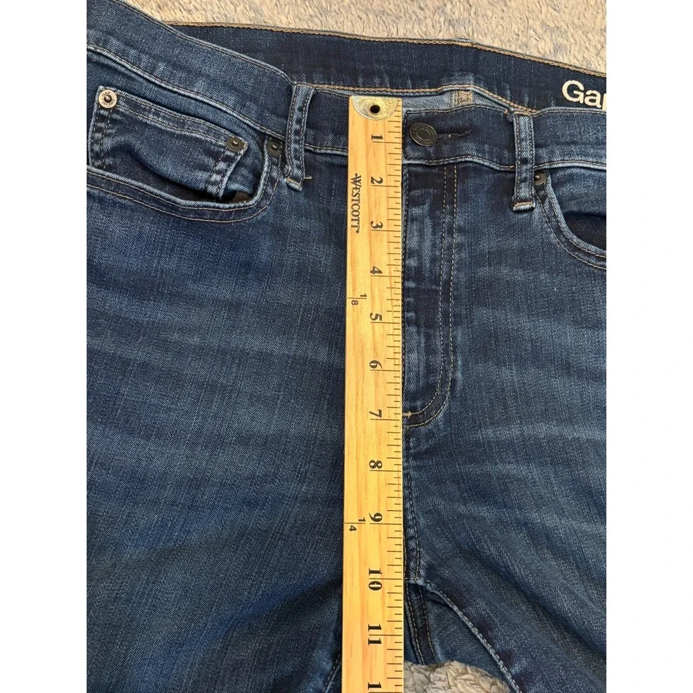 Gap 1969 Jeans Womens 31R Resolution True Skinny Dark Wash Blue Denim